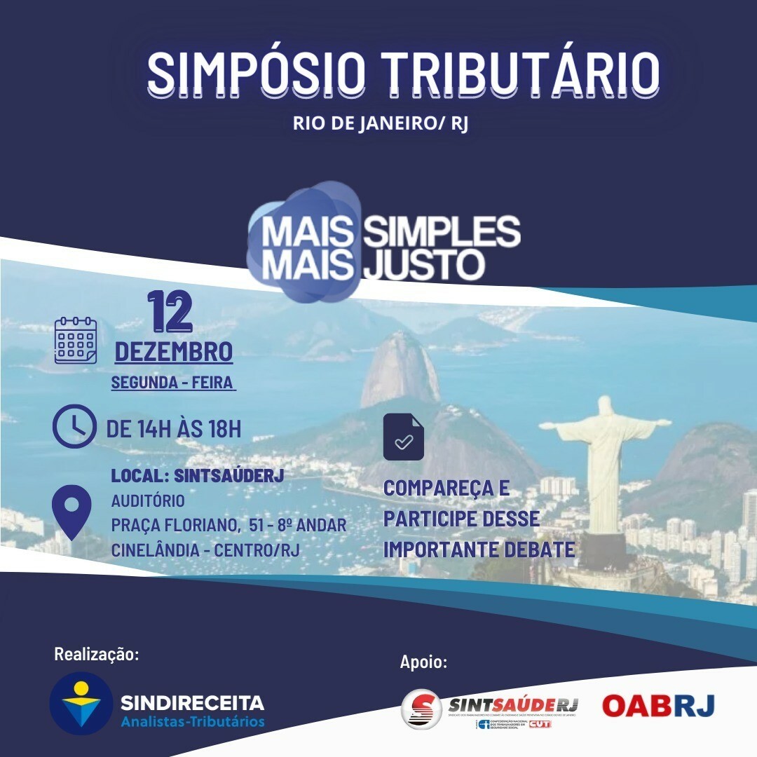 Simpósio Tributário Mais Simples Mais Justo RJ