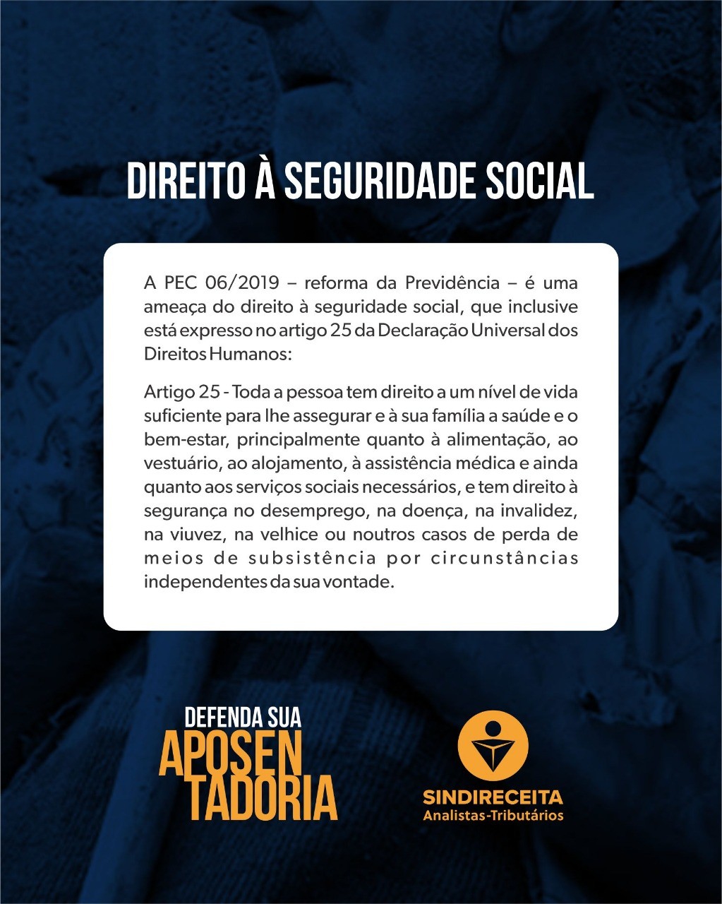 SEGURIDADE SOCIAL DEFENDA SUA APOSENTADORIA SINDIRECEITA.1