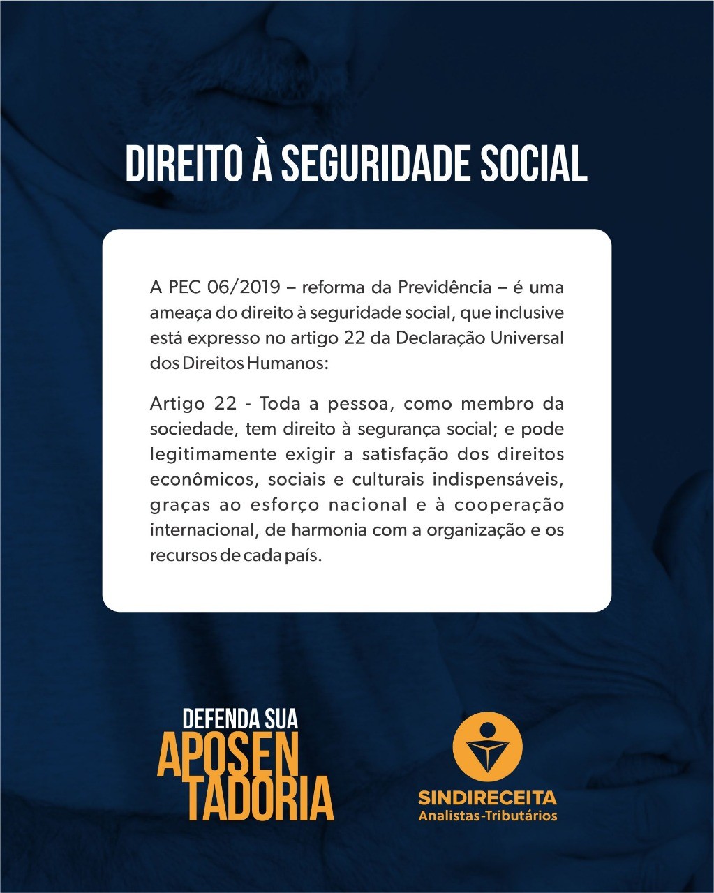 SEGURIDADE SOCIAL DEFENDA SUA APOSENTADORIA SINDIRECEITA